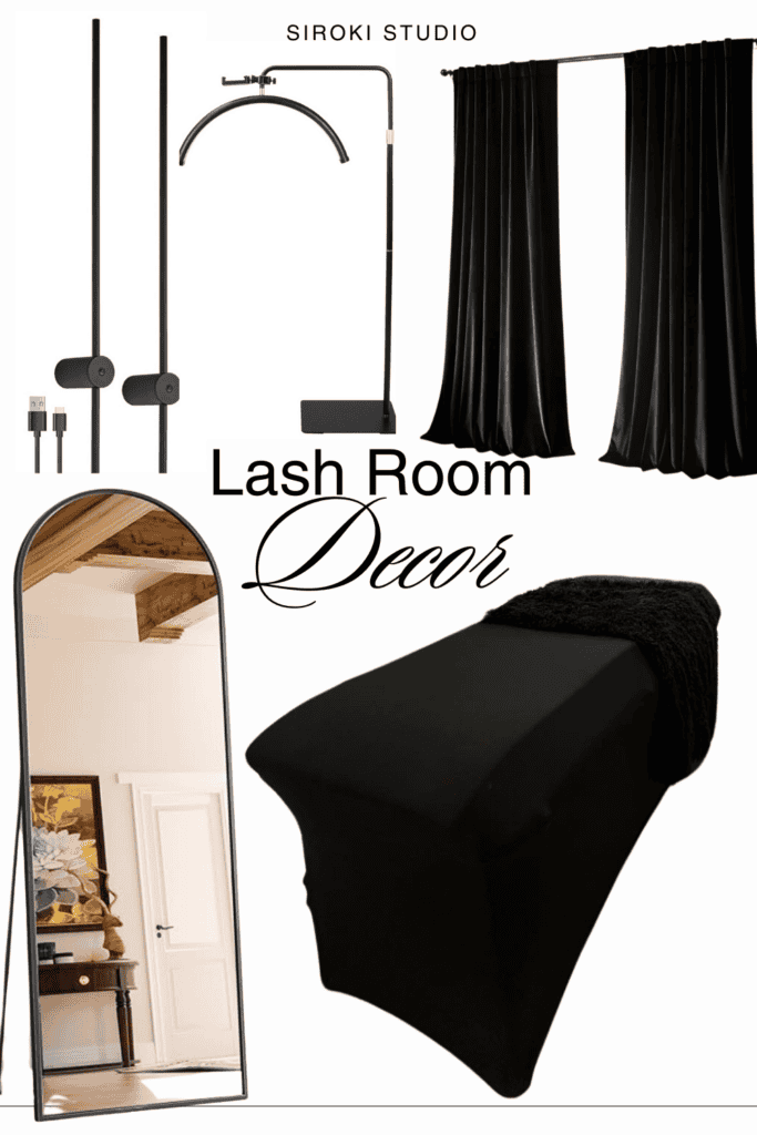 Lash Room Decor