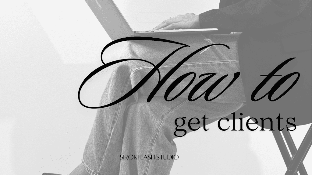 how to get clients top book services beauty business